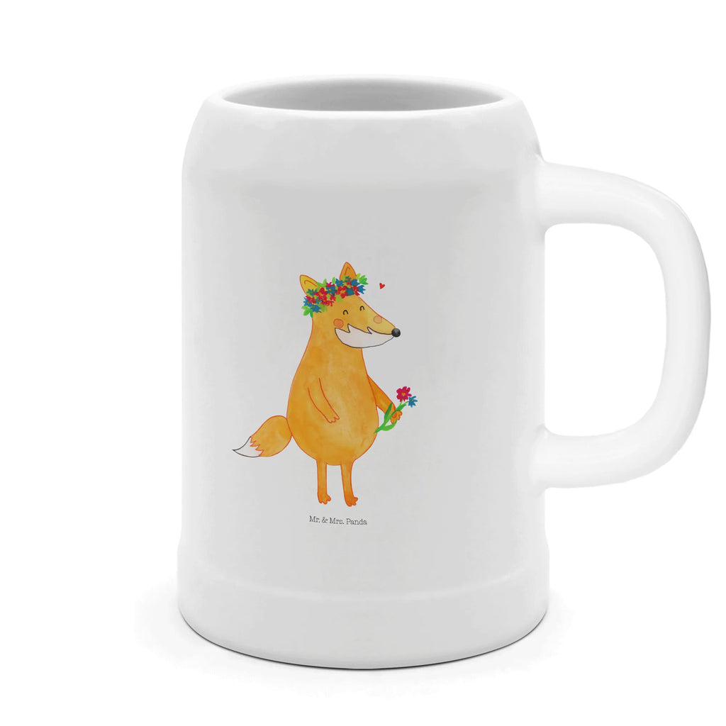 Kufel piwny lis Kwiaty Lis