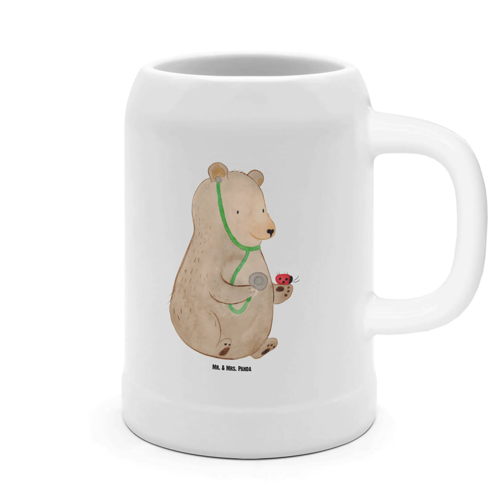 Beer mug bear Physician bear, teddy, teddy bear, cuddly toy, Doctor, Professor, Bear