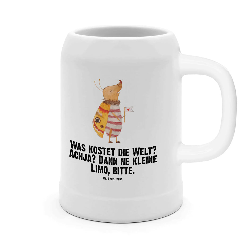 Kufel piwny ćma mała flaga Motywy zwierzęce, dobra energia, zabawne powiedzonka, zwierzęta