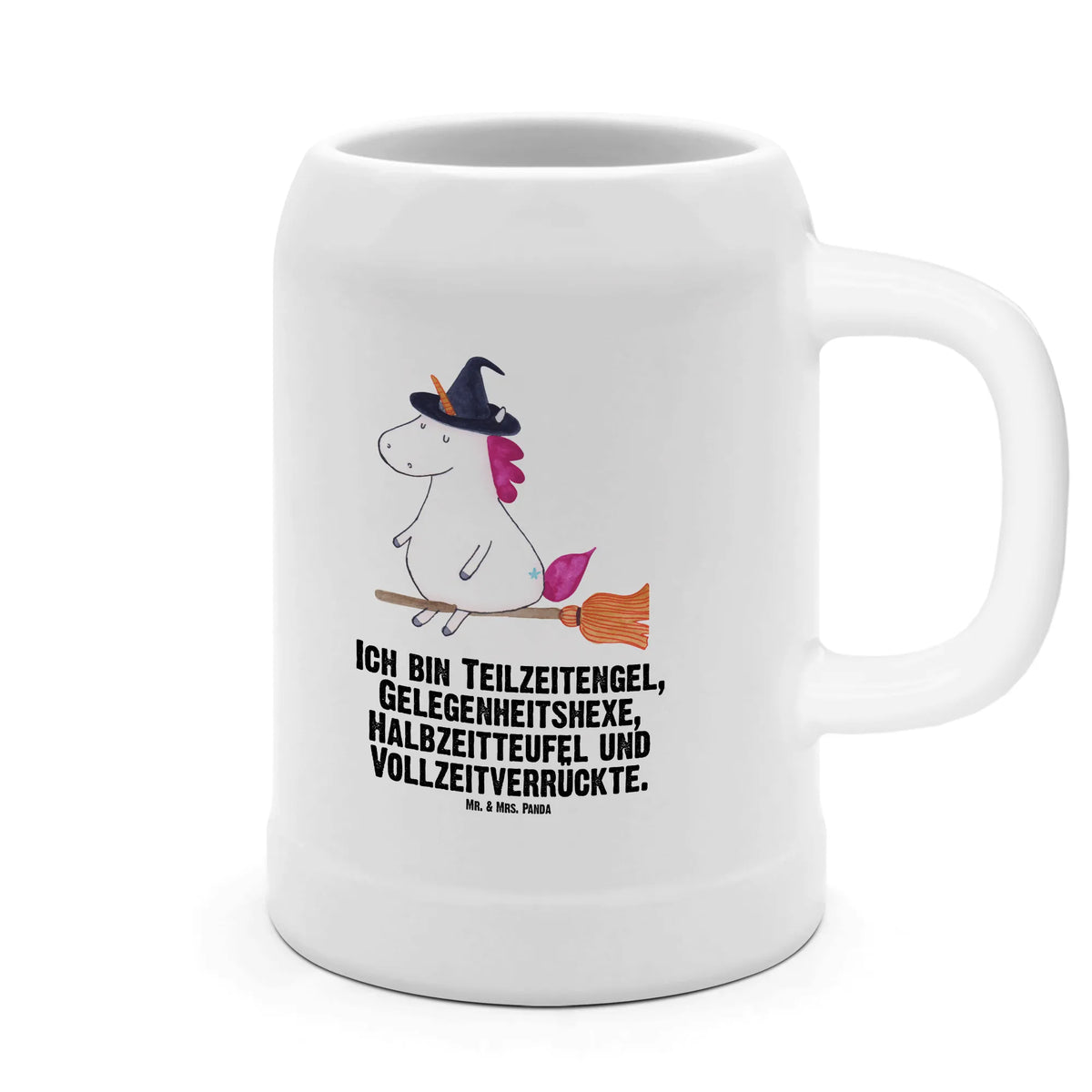 Beer mug unicorn Witch witch, devil, girlfriend present, mad, bitch, wife gift, bad girl