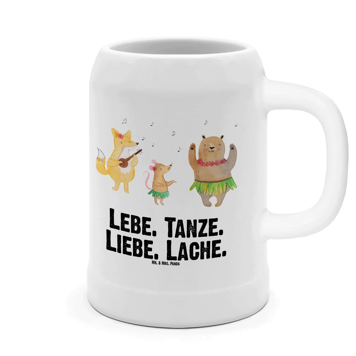 Kufel piwny zwierzęta leśne Aloha Motywy zwierzęce, dobra energia, zabawne powiedzonka, zwierzęta