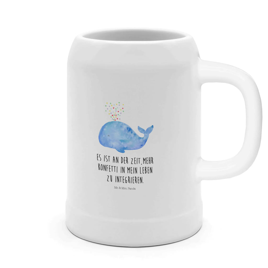 Beer mug whale confetti Seafood, aquatic animals, ocean, sea, fish, shells, corals, reef, whale, narwhal, sea urchin, lobster, platypus, turtle, manatee, crocodile, orca, shrimp, gifts for seafood lovers, water world, underwater animals, underwater world, vacation, deep sea, seafood fans, gift ideas, seafood decoration, seafood posters, birthday, new start, losing weight, Whale, confetti, diet, period of life, whales, motivation, separation, new beginning