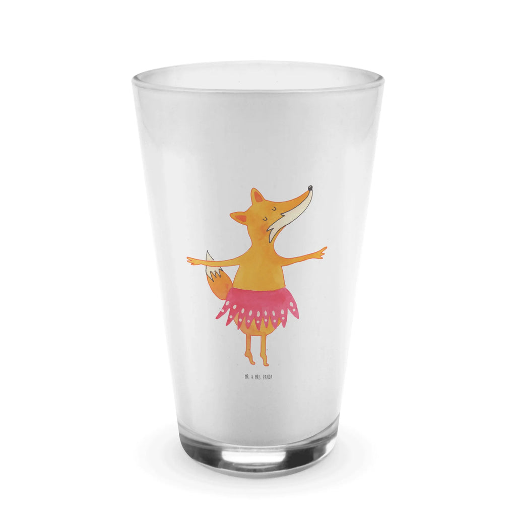 Glas Fuchs Ballerina Wasserglas, Latte Macchiato Glas, Limonadenglas, kaffeeglas, Longdrinkglas, eistee glas, eiskaffeeglas, Glasbecher, becher glas, Cocktailglas, Trinkglas, Glas, Trinkbecher Glas, milchkaffee glas, cappuccinoglas, Saftglas, smoothie glas, Teeglas, Fuchs, Ballett, Füchse, Geburtstag, Füchsin, Tanzen, Tänzerin, Fuchs Spruch, Einladung, Party, Ballerina