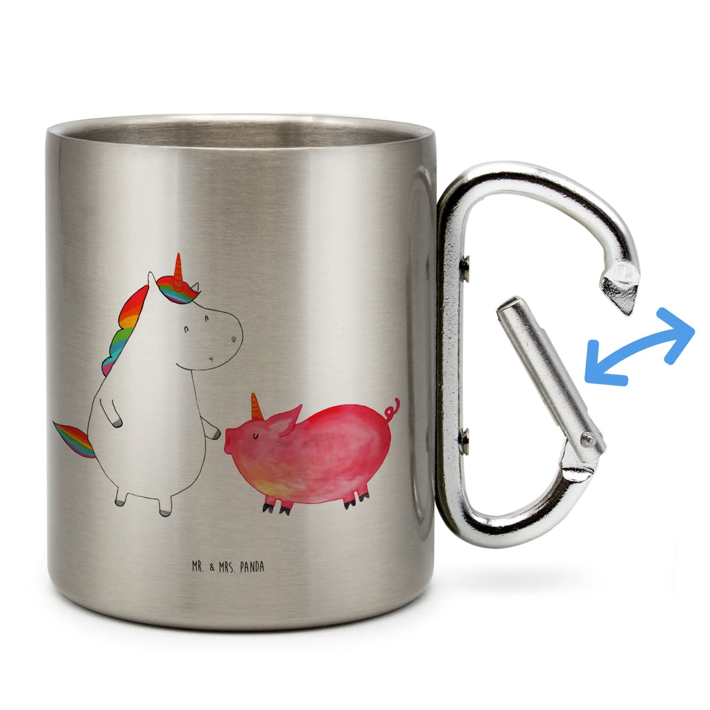Stainless steel mug unicorn Pig unicorn, unicorns, Pighorn, girlfriend gift, Friendship, Unicorn, girlfriend present, funny, piggy, Pig, Pigcorn, piggycorn