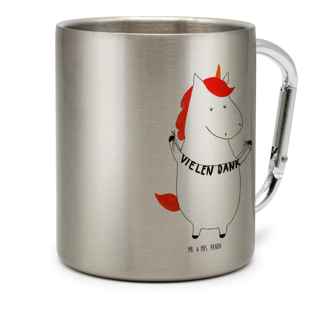 Kubek ze stali nierdzewnej Jednorożec Dziękuję Jednorożec, jednorożce, dekoracje jednorożca, jednorożec