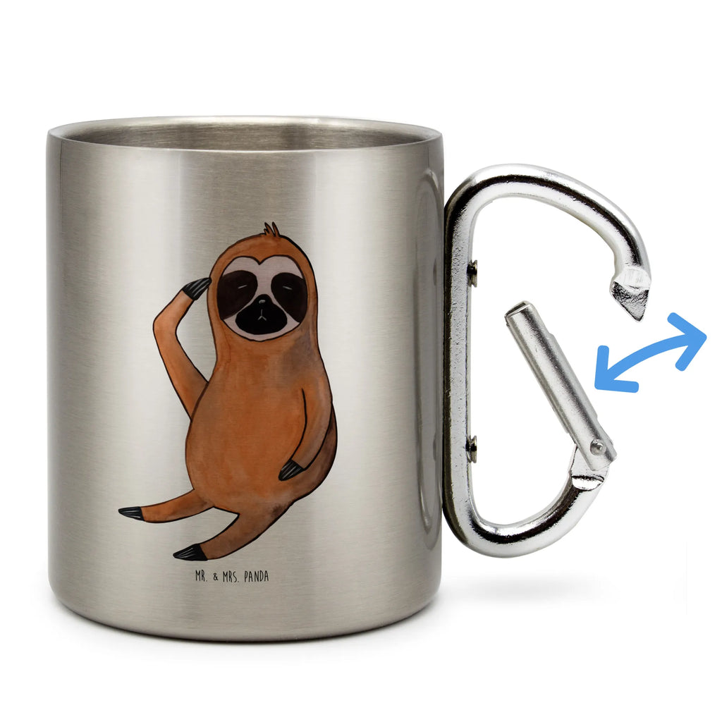 Stainless steel mug sloth Bird Sloth, sloth, trend animal, early riser, early bird, morning grumbler, the early bird, favourite animal, lazy
