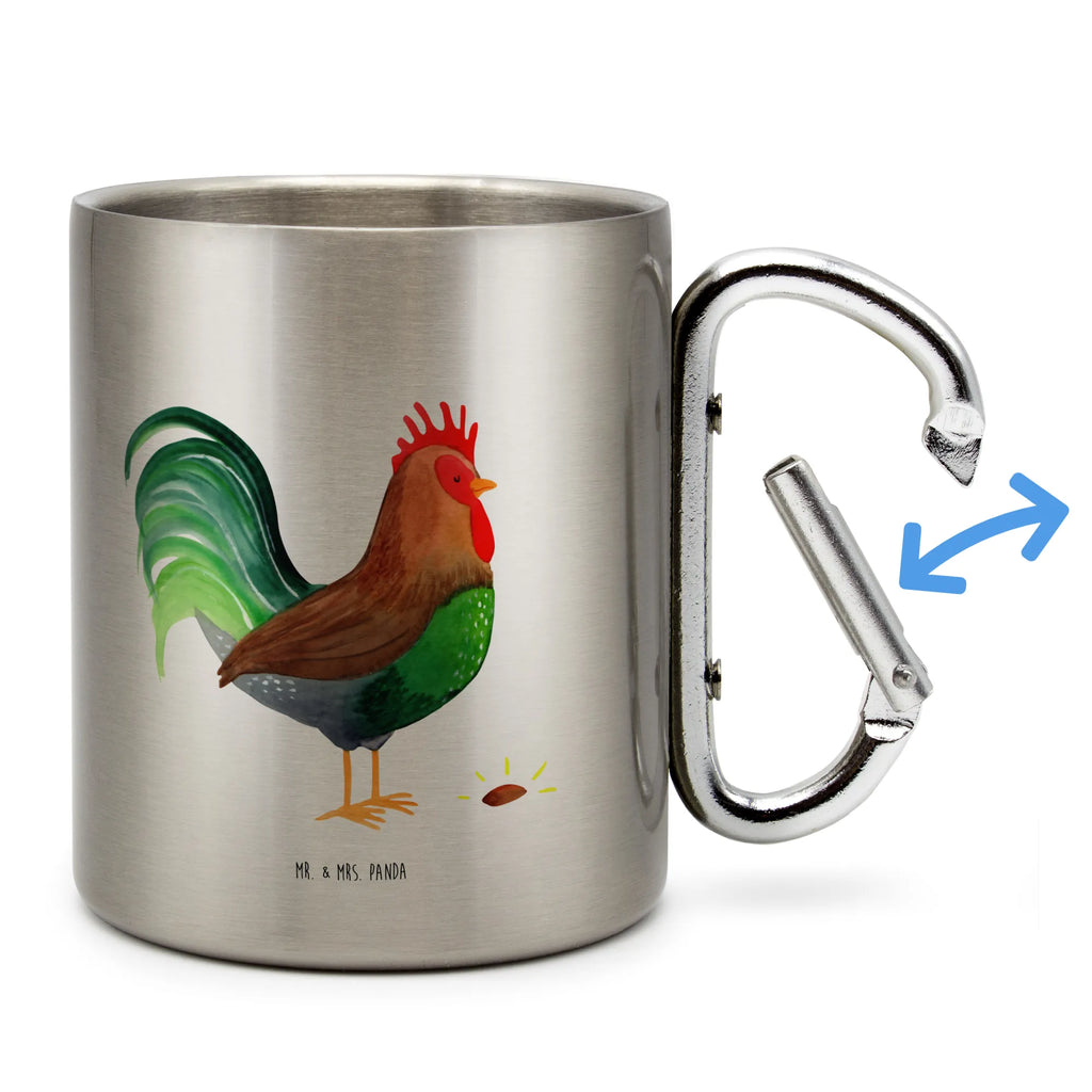 Stainless steel mug Faucet grain farm, farm animals, animals, corn, eggs, hen, nature, cock