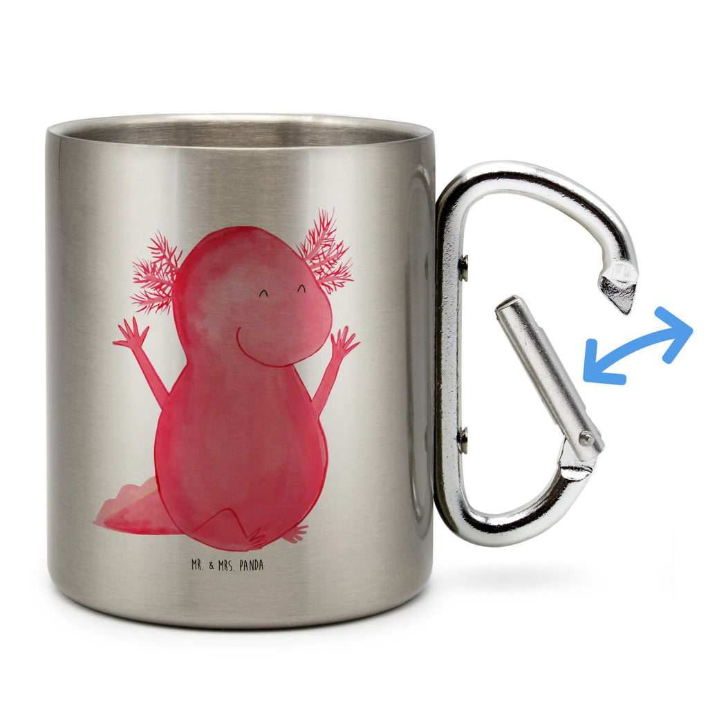 Kubek ze stali nierdzewnej Axolotl Hurra Trinkbecher Edelstahl, Edelstahl Trinkbecher, Tasse, wanderbecher, thermotasse, Trinkbecher Metall, Thermo Kaffeebecher, Becher, Reisebecher, Metalltasse, Karabiner Becher, karabiner tasse, Kaffeebecher Edelstahl, Edelstahlbecher, Edelstahl Kaffeebecher, karabinerbecher, edelstahl isolierbecher, edelstahl reisebecher, Becher Aus Edelstahl, edelstahl thermobecher, Edelstahltasse, Thermobecher, Isolierbecher, Thermobecher Edelstahl, Isolierbecher Edelstahl, Campingbecher, metallbecher, Campingtasse, Axolotl, Molch, Fröhlich, Spaß, Freude, Zufriedenheit, Schwanzlurch, Axolot, Lurche, Motivation, Lurch