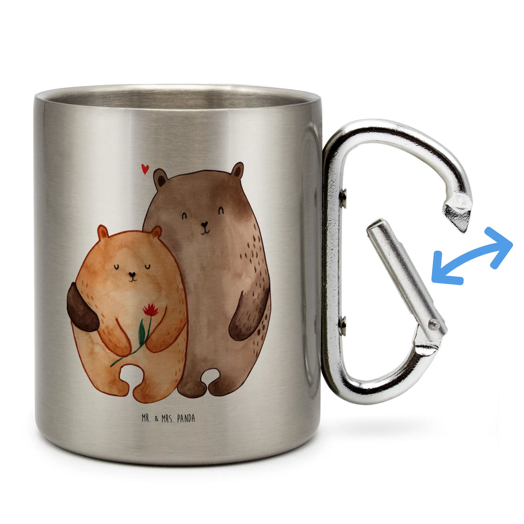 Stainless steel mug Bears in love Love, Loving, Two, Together, Marriage, Engagement, Proposal of marriage, Love gift, gift for her, gift for him, anniversary gift, Girlfriend, Gift Girlfriend, Married, Boyfriend, In love, Wedding anniversary, Proof of love, Bear, Gift Wedding, Bears, Gift Friend, Engaged, Anniversary, Partner