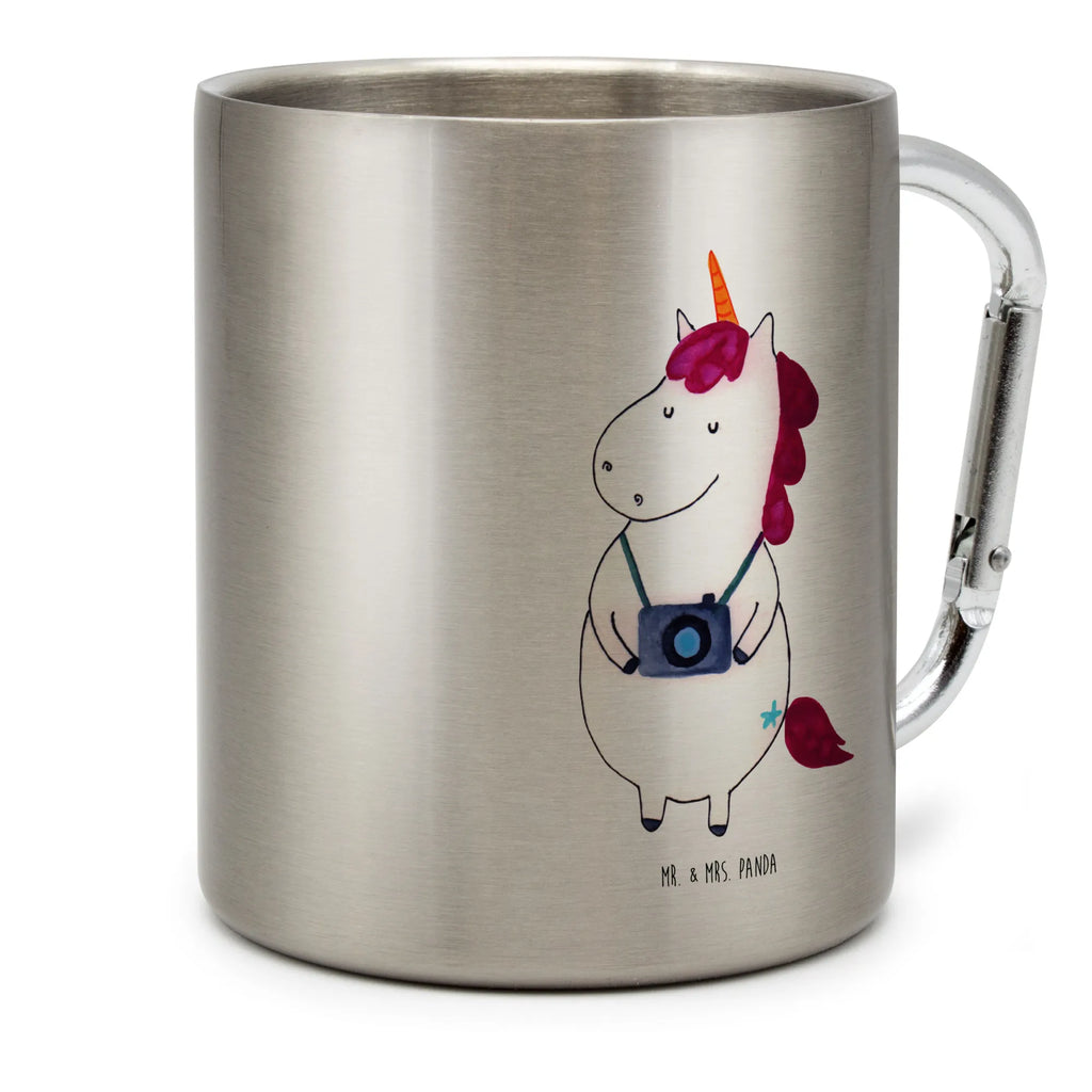 Stainless steel mug unicorn photographer unicorn, unicorns, Holiday, Camera, Photographer, Unicorn, Photographer gift, Tourist, Traveling, Traveler gift, Photography
