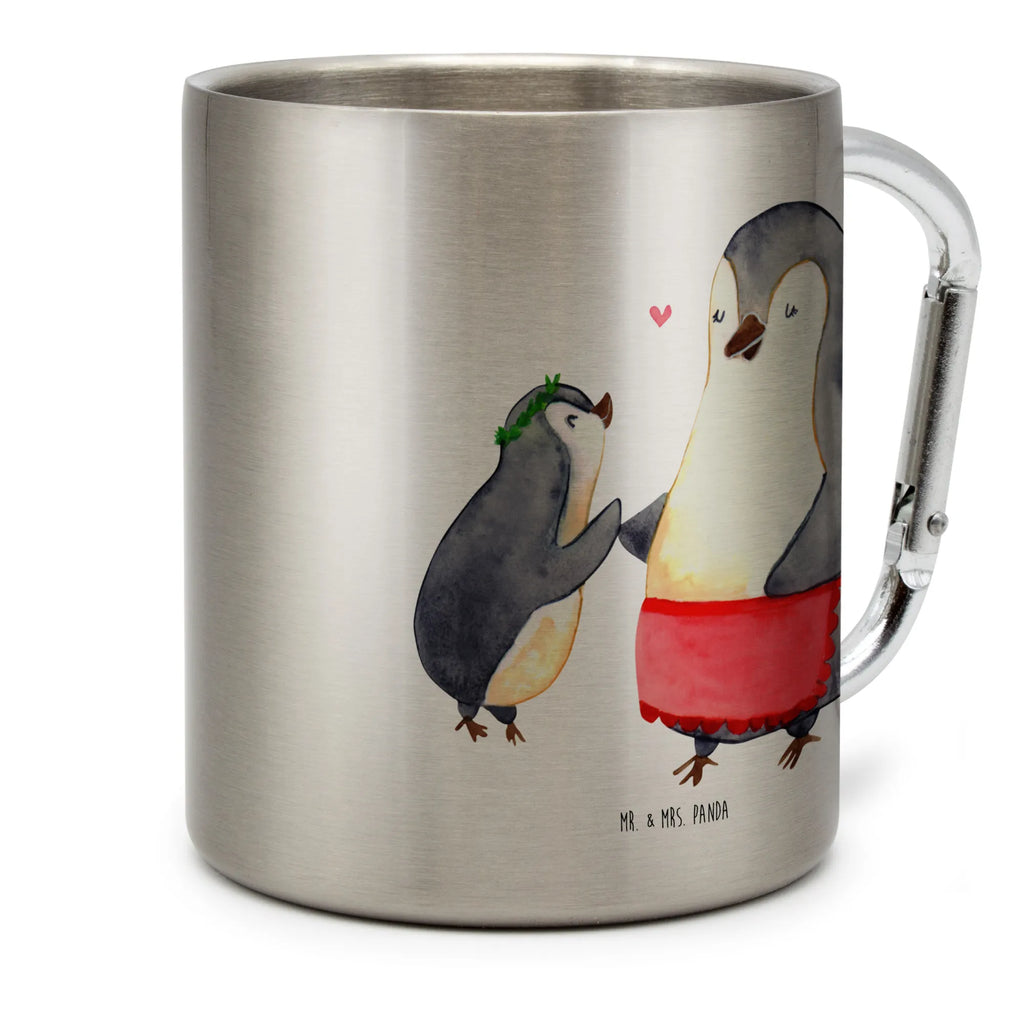 Edelstahlbecher Pinguin mit Kind Tasse, Campingtasse, karabinerbecher, Isolierbecher, Metalltasse, Thermobecher Edelstahl, Karabiner Becher, edelstahl isolierbecher, Thermobecher, Thermo Kaffeebecher, thermotasse, Isolierbecher Edelstahl, Edelstahlbecher, edelstahl thermobecher, Campingbecher, Edelstahl Kaffeebecher, metallbecher, Trinkbecher Edelstahl, wanderbecher, Kaffeebecher Edelstahl, Becher, Edelstahl Trinkbecher, Edelstahltasse, Becher Aus Edelstahl, Trinkbecher Metall, Reisebecher, edelstahl reisebecher, karabiner tasse, Muttertag, Vatertag, Mama, Papa, Oma, Opa, Familie, Schwester, Bruder, Geschenk, Mutter, Mutti, Mami, Geburststag