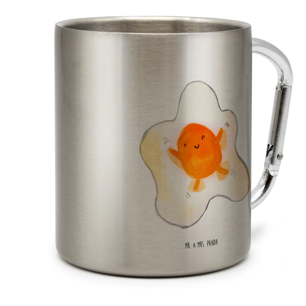 Kubek ze stali nierdzewnej jajko sadzone jajko Motywy zwierzęce, dobra energia, zabawne powiedzonka, zwierzęta