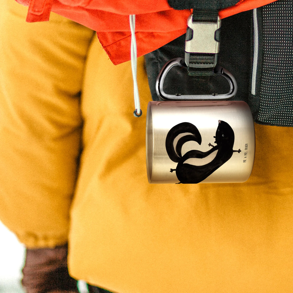 Kubek ze stali nierdzewnej skunks stojka edelstahl reisebecher, Thermobecher Edelstahl, wanderbecher, thermotasse, Edelstahl Trinkbecher, Isolierbecher Edelstahl, Campingtasse, karabiner tasse, karabinerbecher, metallbecher, Karabiner Becher, Reisebecher, Becher Aus Edelstahl, edelstahl isolierbecher, Trinkbecher Metall, Kaffeebecher Edelstahl, edelstahl thermobecher, Becher, Isolierbecher, Tasse, Metalltasse, Edelstahl Kaffeebecher, Thermo Kaffeebecher, Thermobecher, Edelstahltasse, Campingbecher, Trinkbecher Edelstahl, Edelstahlbecher, Stinktier, Skunk, Wildtier, Raubtier, Stinki, Kind, Stinker, Verpielt, Spielplatz