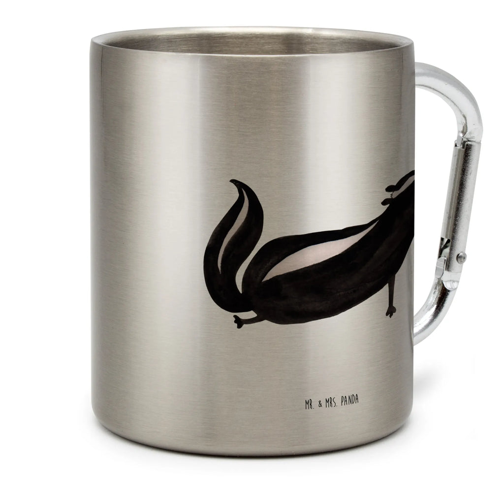Stainless steel mug skunk yoga Skunk, Live, Predator, Stinky, Yoga, Namaste, Stinker, Love, Laugh, Wild animal