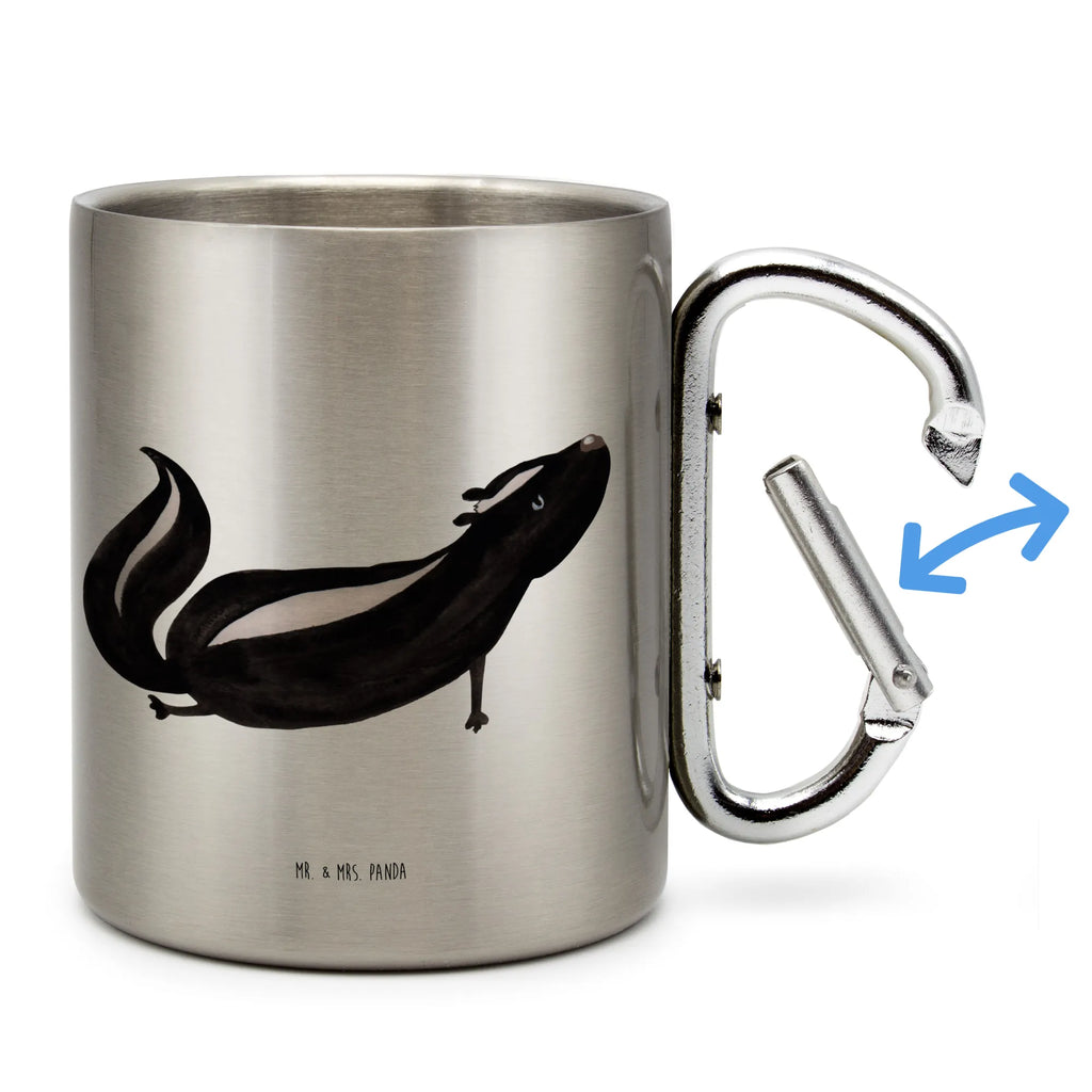 Stainless steel mug skunk yoga Skunk, Live, Predator, Stinky, Yoga, Namaste, Stinker, Love, Laugh, Wild animal