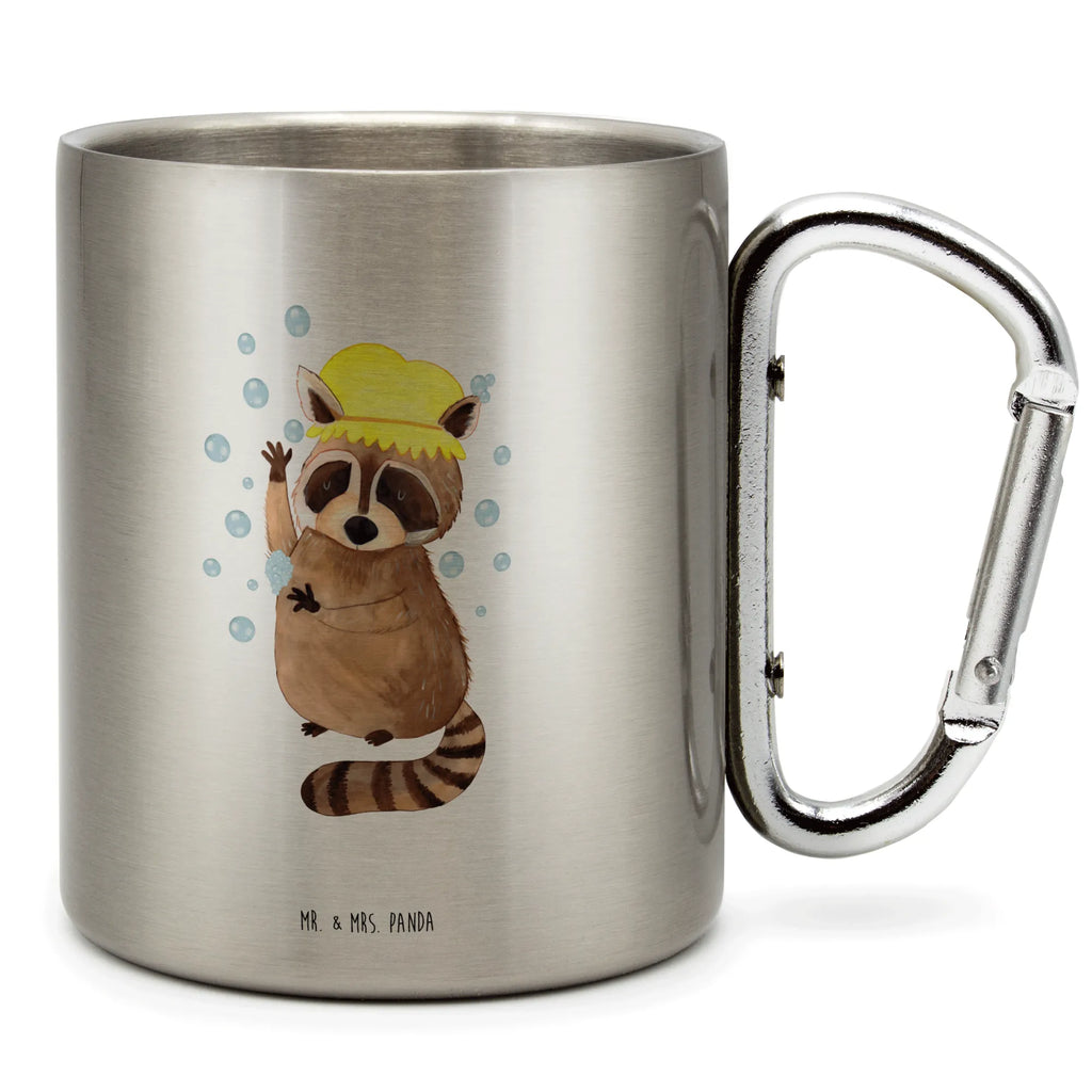 Stainless steel mug Raccoon Trinkbecher Metall, edelstahl thermobecher, edelstahl reisebecher, Tasse, thermotasse, Reisebecher, Trinkbecher Edelstahl, Becher, Thermo Kaffeebecher, Kaffeebecher Edelstahl, Thermobecher, edelstahl isolierbecher, Isolierbecher, Thermobecher Edelstahl, Campingtasse, Edelstahltasse, Edelstahlbecher, Metalltasse, karabiner tasse, metallbecher, Isolierbecher Edelstahl, karabinerbecher, wanderbecher, Campingbecher, Edelstahl Kaffeebecher, Becher Aus Edelstahl, Edelstahl Trinkbecher, Karabiner Becher, Lustige Sprüche, Tiere, Tiermotive, Gute Laune, Waschen, Tagträumen, Waschbär, Seifenblasen, Fröhlich, Plan