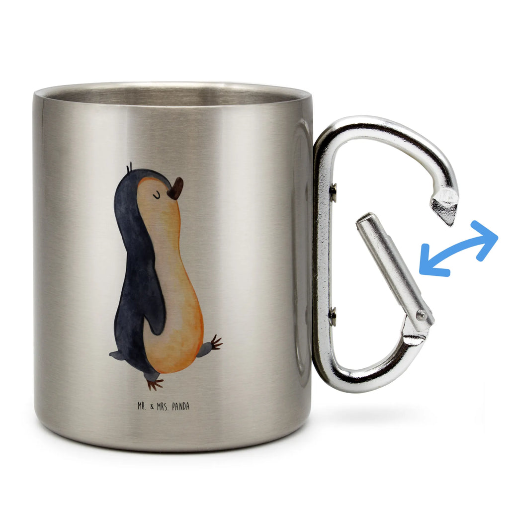 Stainless steel mug Penguin march Campingbecher, wanderbecher, Becher, Trinkbecher Edelstahl, Campingtasse, Becher Aus Edelstahl, karabiner tasse, Thermobecher Edelstahl, Tasse, thermotasse, Metalltasse, Thermo Kaffeebecher, metallbecher, Kaffeebecher Edelstahl, edelstahl isolierbecher, Isolierbecher Edelstahl, Reisebecher, Karabiner Becher, edelstahl reisebecher, Isolierbecher, Edelstahl Trinkbecher, Edelstahltasse, karabinerbecher, Trinkbecher Metall, Thermobecher, edelstahl thermobecher, Edelstahl Kaffeebecher, Edelstahlbecher, Pinguin, Schwester, Frühaufsteher, Bruder, Langschläfer, Familie, Pinguine