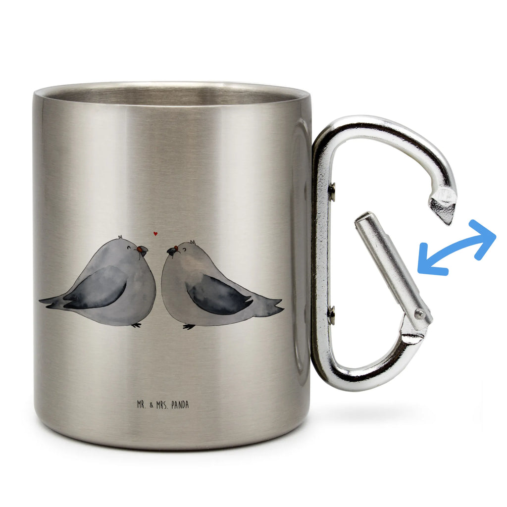 Edelstahlbecher Turteltauben Liebe Karabiner Becher, Becher Aus Edelstahl, Thermo Kaffeebecher, Thermobecher Edelstahl, Becher, Edelstahltasse, edelstahl reisebecher, Isolierbecher, karabinerbecher, Trinkbecher Metall, wanderbecher, Thermobecher, Campingbecher, Campingtasse, edelstahl isolierbecher, Edelstahl Kaffeebecher, Kaffeebecher Edelstahl, Metalltasse, Isolierbecher Edelstahl, edelstahl thermobecher, Edelstahl Trinkbecher, metallbecher, karabiner tasse, thermotasse, Reisebecher, Edelstahlbecher, Tasse, Trinkbecher Edelstahl, Freundin, Freund, Liebe, Liebesgeschenk, Jahrestag, Verlobung, Partner, Ehemann, Ehefrau, Heiraten, Heiratsantrag, Hocheitstag, Geschenk Freundin, Verliebt, Geschenk Hochzeit, Turteltauben, Verheiratet, Liebesbeweis, Tauben, Hochzeitstag, Geschenk Freund, Verlobt, Turteltäubchen