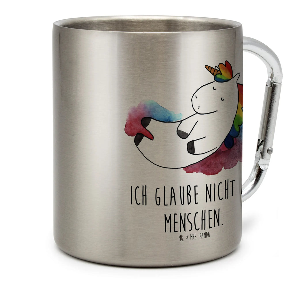Stainless steel mug unicorn cloud 7 unicorn, unicorns, Unicorn, smile, reality, gift, Funny, in love, people, witty, faith