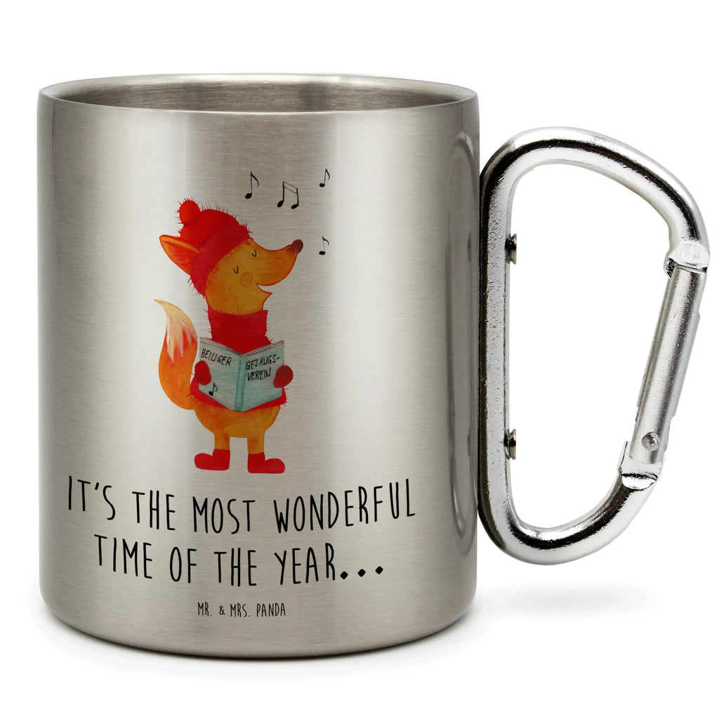 Edelstahlbecher Fuchs Sänger Trinkbecher Metall, Trinkbecher Edelstahl, Tasse, Isolierbecher Edelstahl, metallbecher, Metalltasse, Campingtasse, Campingbecher, Becher, Reisebecher, thermotasse, Edelstahlbecher, Thermobecher Edelstahl, Thermo Kaffeebecher, Kaffeebecher Edelstahl, edelstahl reisebecher, karabiner tasse, Becher Aus Edelstahl, wanderbecher, edelstahl isolierbecher, Isolierbecher, Karabiner Becher, Edelstahl Trinkbecher, karabinerbecher, edelstahl thermobecher, Edelstahl Kaffeebecher, Thermobecher, Edelstahltasse, Weihnachten, Winter, Weihnachtsdeko, Nikolaus, Advent, Heiligabend, Wintermotiv, Singen, Sänger, Geschenk Sänger, Füchse, Fuchs, Weihnachtslieder