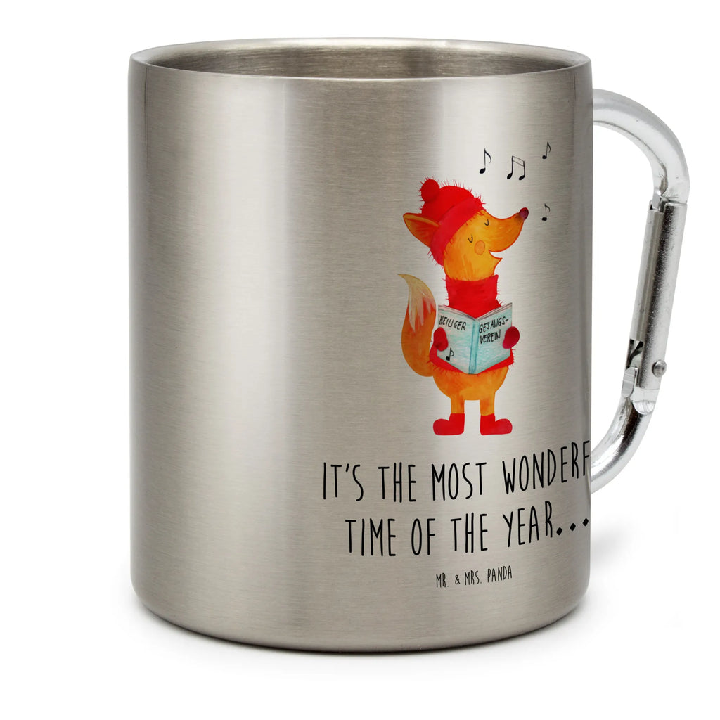 Edelstahlbecher Fuchs Sänger Trinkbecher Metall, Trinkbecher Edelstahl, Tasse, Isolierbecher Edelstahl, metallbecher, Metalltasse, Campingtasse, Campingbecher, Becher, Reisebecher, thermotasse, Edelstahlbecher, Thermobecher Edelstahl, Thermo Kaffeebecher, Kaffeebecher Edelstahl, edelstahl reisebecher, karabiner tasse, Becher Aus Edelstahl, wanderbecher, edelstahl isolierbecher, Isolierbecher, Karabiner Becher, Edelstahl Trinkbecher, karabinerbecher, edelstahl thermobecher, Edelstahl Kaffeebecher, Thermobecher, Edelstahltasse, Weihnachten, Winter, Weihnachtsdeko, Nikolaus, Advent, Heiligabend, Wintermotiv, Singen, Sänger, Geschenk Sänger, Füchse, Fuchs, Weihnachtslieder