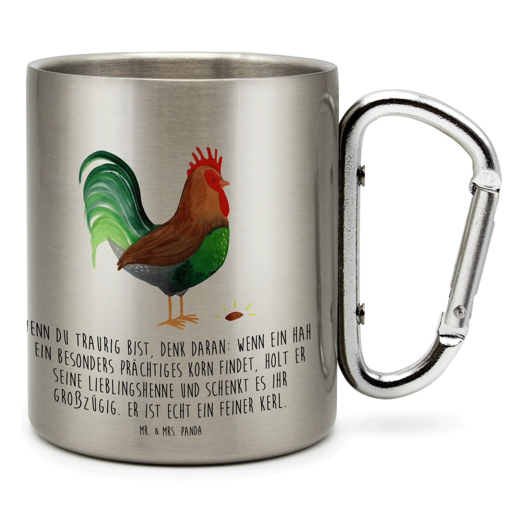 Stainless steel mug Faucet grain farm, farm animals, animals, corn, eggs, hen, nature, cock