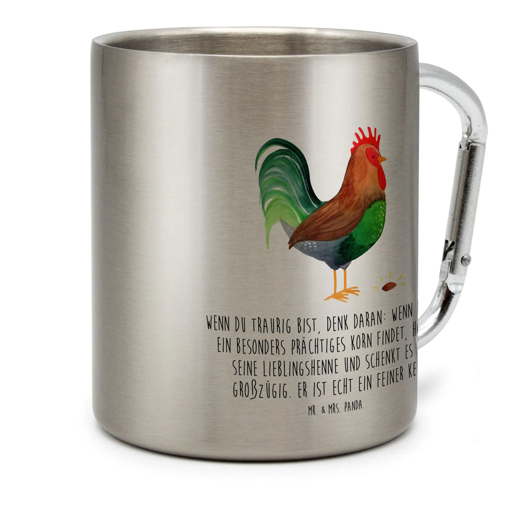 Stainless steel mug Faucet grain farm, farm animals, animals, corn, eggs, hen, nature, cock