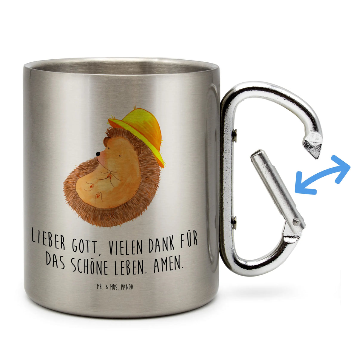 Edelstahlbecher Igel Beten Teetasse, spruchbecher, Thermobecher, Campingbecher, Isolierbecher Edelstahl, Karabiner Becher, karabiner tasse, Edelstahl-Isolierbecher, Edelstahlbecher, Kaffeebecher Edelstahl, edelstahl reisebecher, Edelstahl Trinkbecher, Teebecher, thermotasse, Becher Aus Edelstahl, Reisebecher, karabinerbecher, Metallbecher, wanderbecher, Trinkbecher Edelstahl, Edelstahl-Thermobecher, Trinkbecher Metall, Campingtasse, Edelstahltasse, motivbecher, isoliertasse, Thermobecher Edelstahl, Isolierbecher, wandertasse, Lustige Sprüche, Tiere, Tiermotive, Gute Laune, Dankbar, Igel mit Hut, Dankbarkeit, Igel, Amen, Dankbar sein, Genießen, Leben, Gott, Beten, Sonnenhut