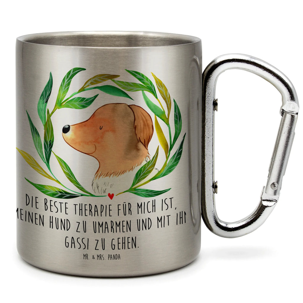 Stainless steel mug Dog Flower dog, mutt, hound, woof, dog mama, dog breed, love dogs, love for dogs, dog decorative items, bag with dog print, funny gifts for dog owners, what do you give a dog lover, Christmas gifts for dogs, gifts for dogs, dog sayings, self-therapy, dog love, dogs, therapy, dog happiness, vine