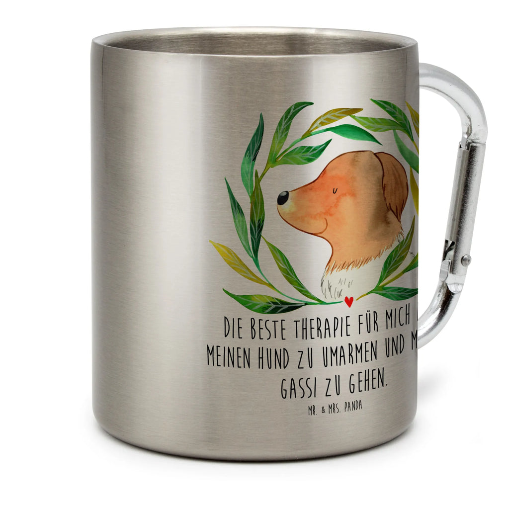 Stainless steel mug Dog Flower dog, mutt, hound, woof, dog mama, dog breed, love dogs, love for dogs, dog decorative items, bag with dog print, funny gifts for dog owners, what do you give a dog lover, Christmas gifts for dogs, gifts for dogs, dog sayings, self-therapy, dog love, dogs, therapy, dog happiness, vine