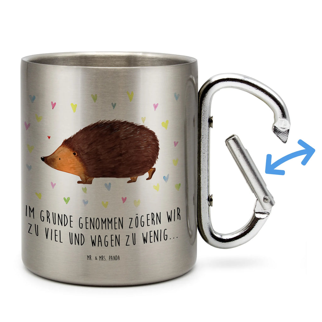 Kubek ze stali nierdzewnej jeż serca Motywy zwierzęce, dobra energia, zabawne powiedzonka, zwierzęta