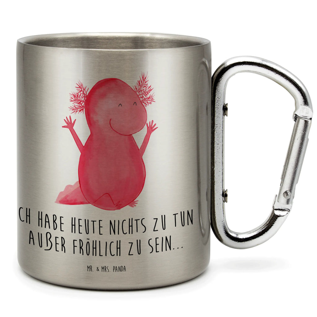 Kubek ze stali nierdzewnej Axolotl Hurra Trinkbecher Edelstahl, Edelstahl Trinkbecher, Tasse, wanderbecher, thermotasse, Trinkbecher Metall, Thermo Kaffeebecher, Becher, Reisebecher, Metalltasse, Karabiner Becher, karabiner tasse, Kaffeebecher Edelstahl, Edelstahlbecher, Edelstahl Kaffeebecher, karabinerbecher, edelstahl isolierbecher, edelstahl reisebecher, Becher Aus Edelstahl, edelstahl thermobecher, Edelstahltasse, Thermobecher, Isolierbecher, Thermobecher Edelstahl, Isolierbecher Edelstahl, Campingbecher, metallbecher, Campingtasse, Axolotl, Molch, Fröhlich, Spaß, Freude, Zufriedenheit, Schwanzlurch, Axolot, Lurche, Motivation, Lurch