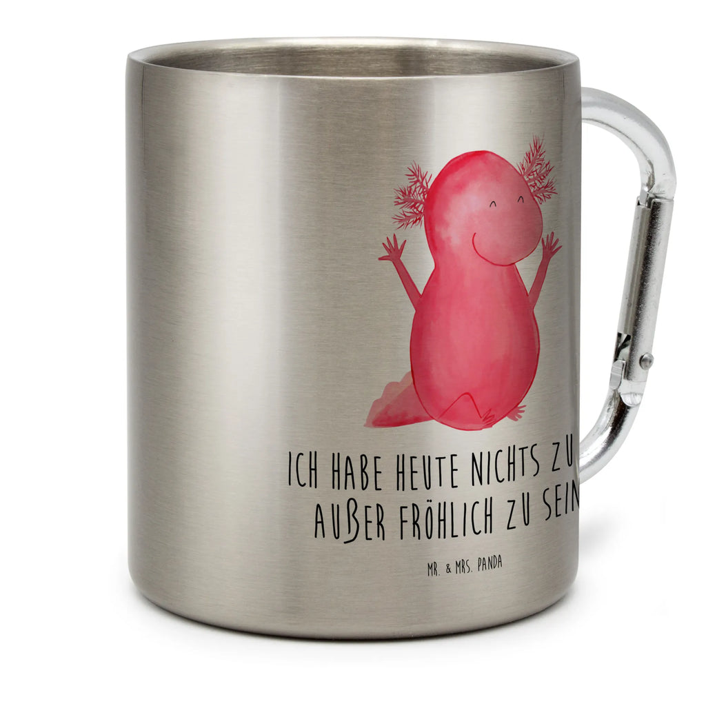 Kubek ze stali nierdzewnej Axolotl Hurra Trinkbecher Edelstahl, Edelstahl Trinkbecher, Tasse, wanderbecher, thermotasse, Trinkbecher Metall, Thermo Kaffeebecher, Becher, Reisebecher, Metalltasse, Karabiner Becher, karabiner tasse, Kaffeebecher Edelstahl, Edelstahlbecher, Edelstahl Kaffeebecher, karabinerbecher, edelstahl isolierbecher, edelstahl reisebecher, Becher Aus Edelstahl, edelstahl thermobecher, Edelstahltasse, Thermobecher, Isolierbecher, Thermobecher Edelstahl, Isolierbecher Edelstahl, Campingbecher, metallbecher, Campingtasse, Axolotl, Molch, Fröhlich, Spaß, Freude, Zufriedenheit, Schwanzlurch, Axolot, Lurche, Motivation, Lurch