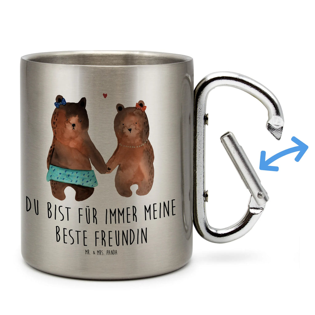 Kubek ze stali nierdzewnej Niedźwiedź przyjaciółka Niedźwiedź, Miś, Pluszowy miś