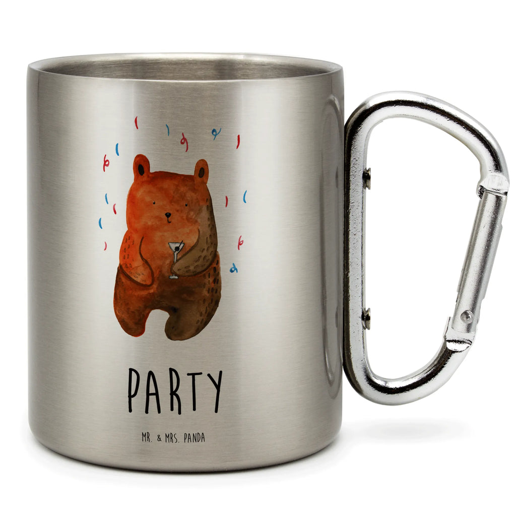 Stainless steel mug bear party karabiner tasse, thermotasse, Edelstahl Kaffeebecher, karabinerbecher, edelstahl isolierbecher, Thermobecher, Metalltasse, Reisebecher, Isolierbecher Edelstahl, wanderbecher, Becher, Edelstahlbecher, Campingbecher, Thermo Kaffeebecher, Thermobecher Edelstahl, Karabiner Becher, Trinkbecher Metall, Becher Aus Edelstahl, Campingtasse, metallbecher, Edelstahltasse, Trinkbecher Edelstahl, Isolierbecher, Kaffeebecher Edelstahl, Tasse, Edelstahl Trinkbecher, edelstahl thermobecher, edelstahl reisebecher, Teddy, Bär, Teddybär, Mitbringsel, Abfeiern, Feiern, Geburtstagsgeschenk, Gute Laune, Geburtstag, Party, Lustig, Geschenk