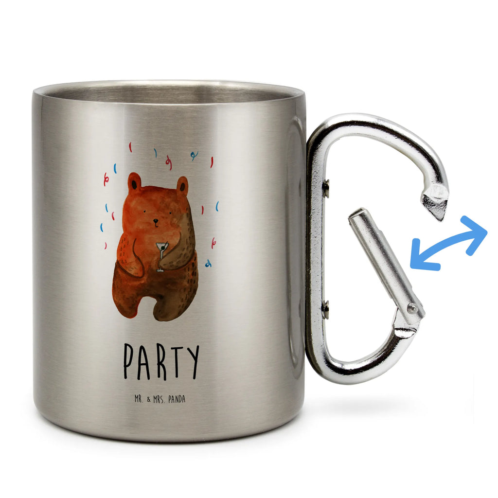 Stainless steel mug bear party karabiner tasse, thermotasse, Edelstahl Kaffeebecher, karabinerbecher, edelstahl isolierbecher, Thermobecher, Metalltasse, Reisebecher, Isolierbecher Edelstahl, wanderbecher, Becher, Edelstahlbecher, Campingbecher, Thermo Kaffeebecher, Thermobecher Edelstahl, Karabiner Becher, Trinkbecher Metall, Becher Aus Edelstahl, Campingtasse, metallbecher, Edelstahltasse, Trinkbecher Edelstahl, Isolierbecher, Kaffeebecher Edelstahl, Tasse, Edelstahl Trinkbecher, edelstahl thermobecher, edelstahl reisebecher, Teddy, Bär, Teddybär, Mitbringsel, Abfeiern, Feiern, Geburtstagsgeschenk, Gute Laune, Geburtstag, Party, Lustig, Geschenk