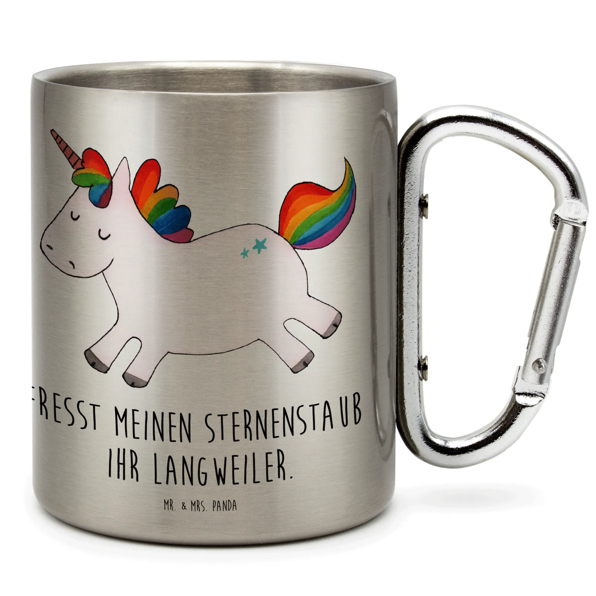 Edelstahlbecher Einhorn Happy Isolierbecher Edelstahl, Teebecher, Edelstahl-Thermobecher, karabiner tasse, edelstahl reisebecher, isoliertasse, Thermobecher, Campingtasse, Thermobecher Edelstahl, Trinkbecher Metall, Kaffeebecher Edelstahl, Karabiner Becher, Trinkbecher Edelstahl, Reisebecher, Isolierbecher, Teetasse, spruchbecher, karabinerbecher, Becher Aus Edelstahl, motivbecher, Edelstahl-Isolierbecher, Metallbecher, Edelstahlbecher, Edelstahltasse, Campingbecher, Edelstahl Trinkbecher, wanderbecher, wandertasse, thermotasse, Unicorn, Einhorn, Einhörner, Einhorn Deko, Witzig, Fröhlich, Spaß, Lächeln, Lebensfreude, Spannend, glücklich, Freude, Lachen