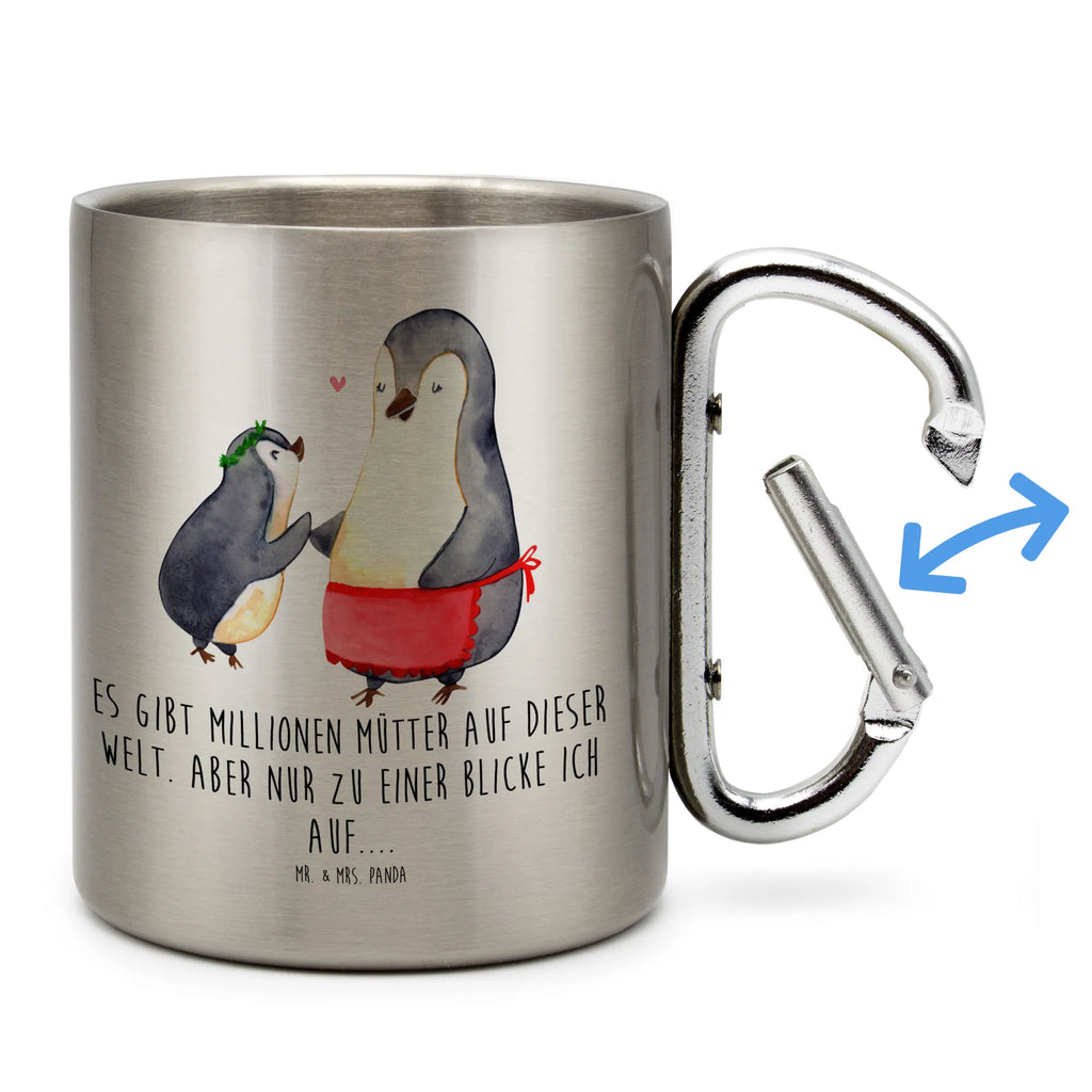 Edelstahlbecher Pinguin mit Kind Tasse, Campingtasse, karabinerbecher, Isolierbecher, Metalltasse, Thermobecher Edelstahl, Karabiner Becher, edelstahl isolierbecher, Thermobecher, Thermo Kaffeebecher, thermotasse, Isolierbecher Edelstahl, Edelstahlbecher, edelstahl thermobecher, Campingbecher, Edelstahl Kaffeebecher, metallbecher, Trinkbecher Edelstahl, wanderbecher, Kaffeebecher Edelstahl, Becher, Edelstahl Trinkbecher, Edelstahltasse, Becher Aus Edelstahl, Trinkbecher Metall, Reisebecher, edelstahl reisebecher, karabiner tasse, Muttertag, Vatertag, Mama, Papa, Oma, Opa, Familie, Schwester, Bruder, Geschenk, Mutter, Mutti, Mami, Geburststag