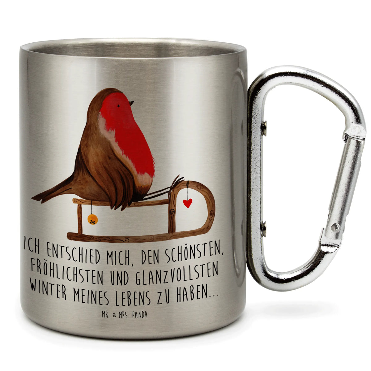 Edelstahlbecher Rotkehlchen Schlitten Edelstahl-Isolierbecher, Campingtasse, Kaffeebecher Edelstahl, thermotasse, Isolierbecher, wanderbecher, Karabiner Becher, Thermobecher, Campingbecher, spruchbecher, Edelstahl-Thermobecher, Trinkbecher Metall, Isolierbecher Edelstahl, wandertasse, Metallbecher, karabiner tasse, Edelstahltasse, Trinkbecher Edelstahl, karabinerbecher, Edelstahl Trinkbecher, isoliertasse, Becher Aus Edelstahl, Edelstahlbecher, edelstahl reisebecher, Thermobecher Edelstahl, Teebecher, Reisebecher, Teetasse, motivbecher, Weihnachten, Winter, Weihnachtsdeko, Nikolaus, Advent, Heiligabend, Wintermotiv, Schlitten, Vogel