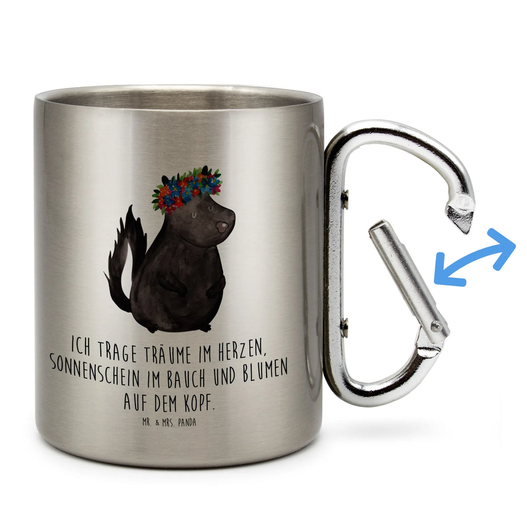 Edelstahlbecher Stinktier Blumenmaedchen edelstahl thermobecher, metallbecher, Isolierbecher, Trinkbecher Edelstahl, Thermobecher Edelstahl, Thermobecher, karabinerbecher, Becher, Trinkbecher Metall, thermotasse, Edelstahlbecher, Campingtasse, Edelstahl Trinkbecher, Edelstahltasse, Becher Aus Edelstahl, Thermo Kaffeebecher, wanderbecher, karabiner tasse, Edelstahl Kaffeebecher, Kaffeebecher Edelstahl, Metalltasse, Tasse, edelstahl isolierbecher, Reisebecher, edelstahl reisebecher, Karabiner Becher, Isolierbecher Edelstahl, Campingbecher, Stinktier, Skunk, Stinki, Wildtier, Stinker, Raubtier, Yoga, Namaste