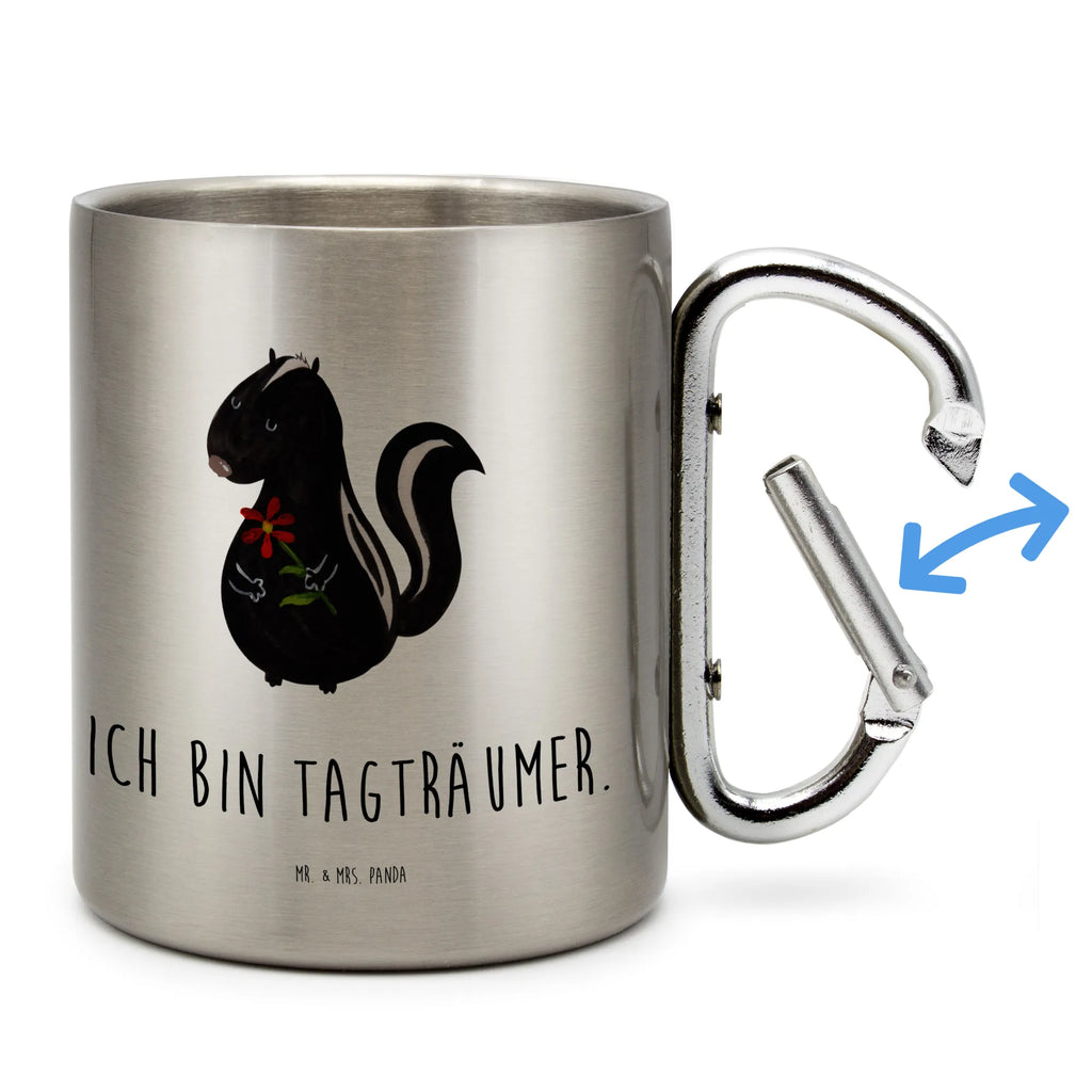 Stainless steel mug skunk flower Tasse, Karabiner Becher, Becher Aus Edelstahl, thermotasse, Thermobecher, Edelstahl Trinkbecher, Trinkbecher Edelstahl, edelstahl thermobecher, Campingbecher, Reisebecher, edelstahl isolierbecher, Edelstahl Kaffeebecher, Thermobecher Edelstahl, Campingtasse, edelstahl reisebecher, Trinkbecher Metall, Edelstahltasse, Edelstahlbecher, karabinerbecher, Kaffeebecher Edelstahl, Thermo Kaffeebecher, Becher, metallbecher, wanderbecher, Metalltasse, Isolierbecher Edelstahl, karabiner tasse, Isolierbecher, Stinktier, Skunk, Tagträumer, Stinker, Raubtier, Träume, Stinki, Verträumt, Wildtier, Dreams