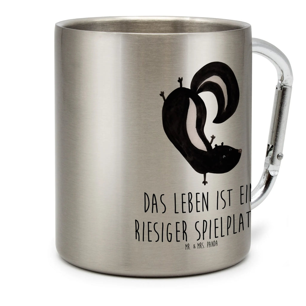 Kubek ze stali nierdzewnej skunks stojka edelstahl reisebecher, Thermobecher Edelstahl, wanderbecher, thermotasse, Edelstahl Trinkbecher, Isolierbecher Edelstahl, Campingtasse, karabiner tasse, karabinerbecher, metallbecher, Karabiner Becher, Reisebecher, Becher Aus Edelstahl, edelstahl isolierbecher, Trinkbecher Metall, Kaffeebecher Edelstahl, edelstahl thermobecher, Becher, Isolierbecher, Tasse, Metalltasse, Edelstahl Kaffeebecher, Thermo Kaffeebecher, Thermobecher, Edelstahltasse, Campingbecher, Trinkbecher Edelstahl, Edelstahlbecher, Stinktier, Skunk, Wildtier, Raubtier, Stinki, Kind, Stinker, Verpielt, Spielplatz