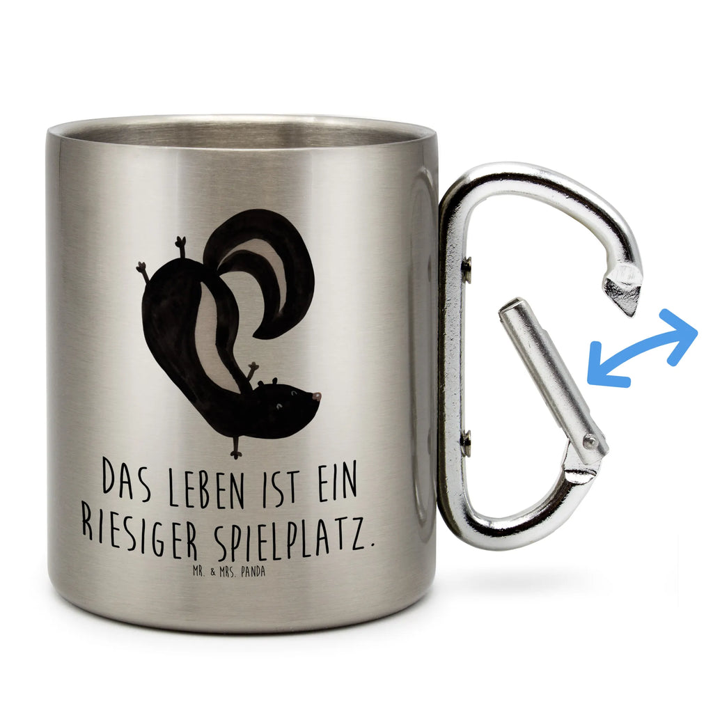 Kubek ze stali nierdzewnej skunks stojka edelstahl reisebecher, Thermobecher Edelstahl, wanderbecher, thermotasse, Edelstahl Trinkbecher, Isolierbecher Edelstahl, Campingtasse, karabiner tasse, karabinerbecher, metallbecher, Karabiner Becher, Reisebecher, Becher Aus Edelstahl, edelstahl isolierbecher, Trinkbecher Metall, Kaffeebecher Edelstahl, edelstahl thermobecher, Becher, Isolierbecher, Tasse, Metalltasse, Edelstahl Kaffeebecher, Thermo Kaffeebecher, Thermobecher, Edelstahltasse, Campingbecher, Trinkbecher Edelstahl, Edelstahlbecher, Stinktier, Skunk, Wildtier, Raubtier, Stinki, Kind, Stinker, Verpielt, Spielplatz