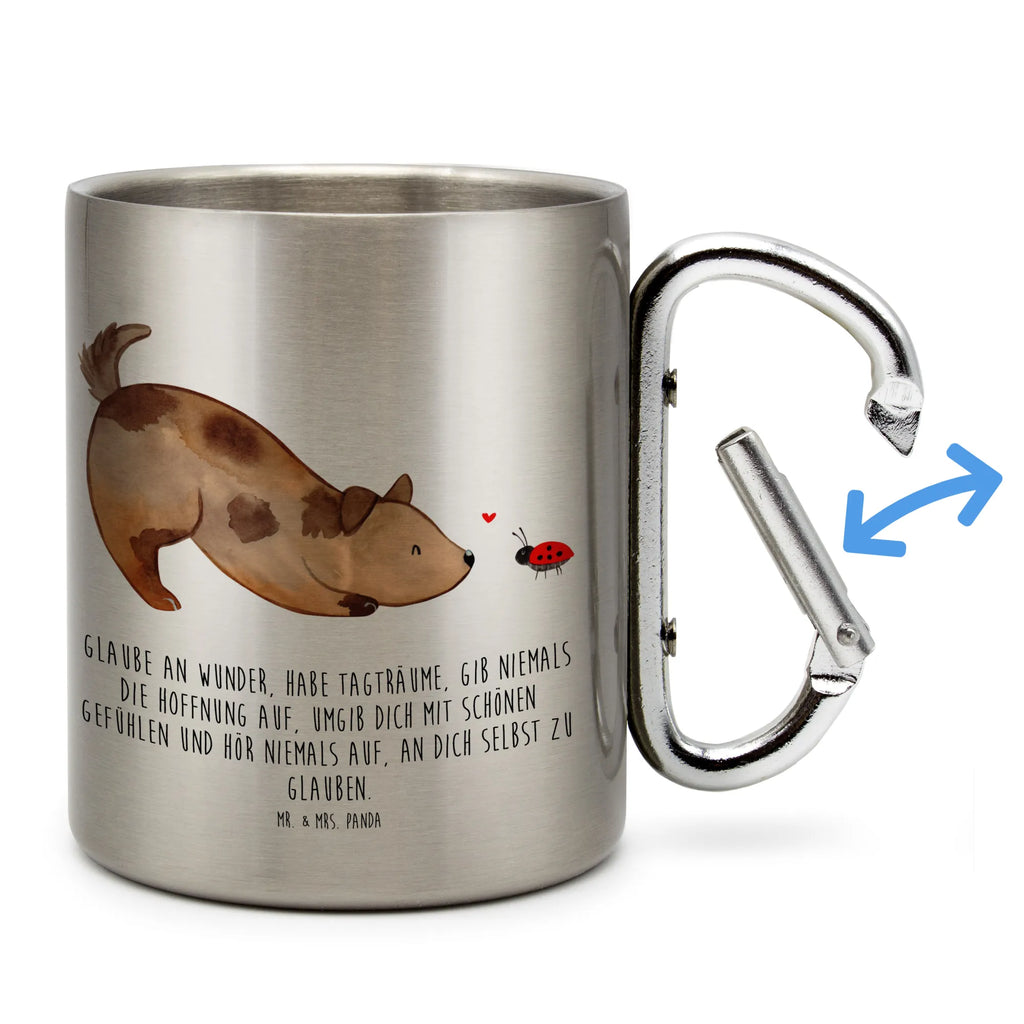Edelstahlbecher Hund Marienkäfer Metalltasse, Karabiner Becher, Thermobecher, Thermobecher Edelstahl, Trinkbecher Edelstahl, thermotasse, Becher, Thermo Kaffeebecher, Isolierbecher Edelstahl, Edelstahlbecher, Edelstahl Trinkbecher, Campingtasse, Campingbecher, Reisebecher, Edelstahl Kaffeebecher, edelstahl isolierbecher, Trinkbecher Metall, Becher Aus Edelstahl, Tasse, karabinerbecher, edelstahl reisebecher, metallbecher, Kaffeebecher Edelstahl, Isolierbecher, edelstahl thermobecher, Edelstahltasse, karabiner tasse, wanderbecher, Sprüche, Hund, Hunderasse, Hundebesitzer, Hundemotiv, Haustier, Tierliebhaber, Mischlinghund, Marienkäfer, Hundespruch, Hunde, Mischling