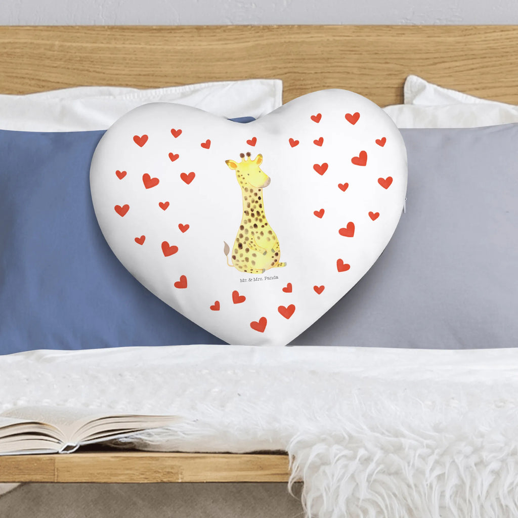 Heart cushion giraffe Satisfied Africa, Happiness, Adventure, Giraffe