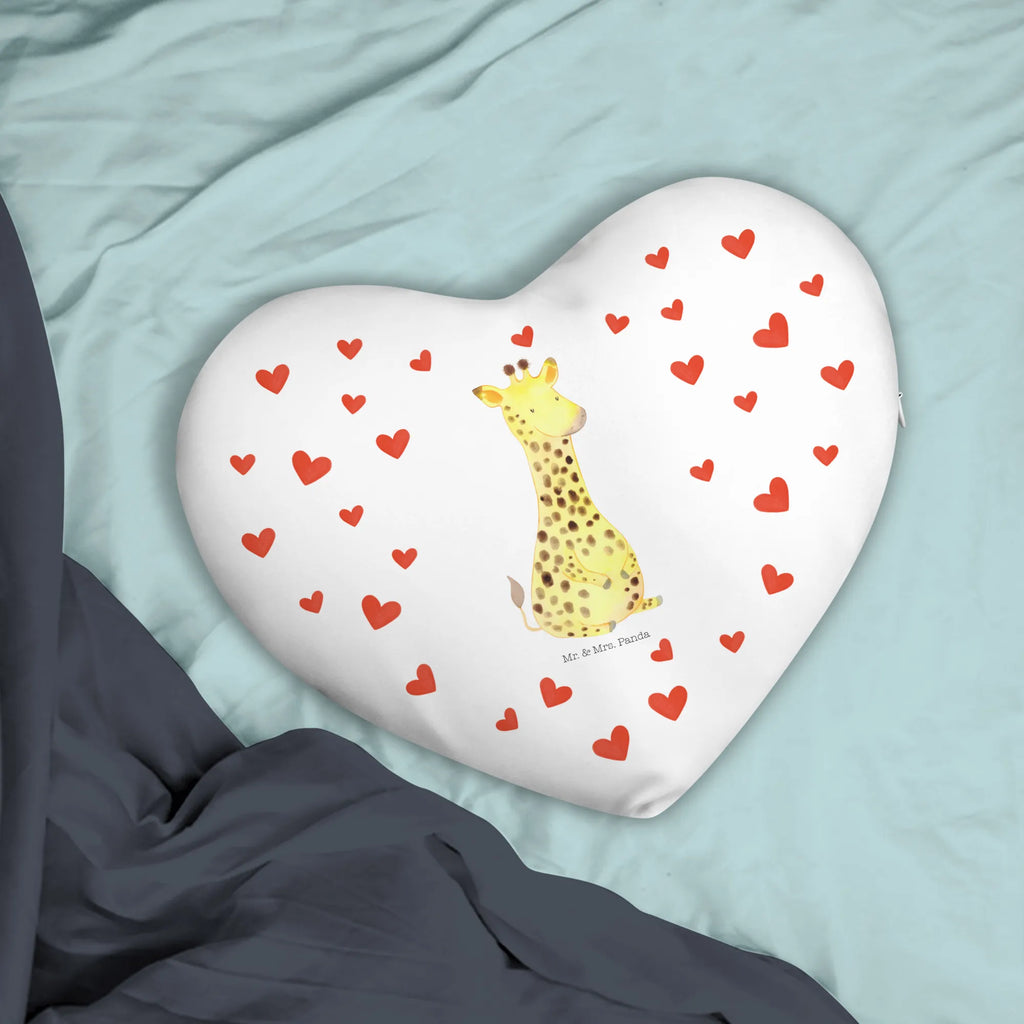 Heart cushion giraffe Satisfied Africa, Happiness, Adventure, Giraffe