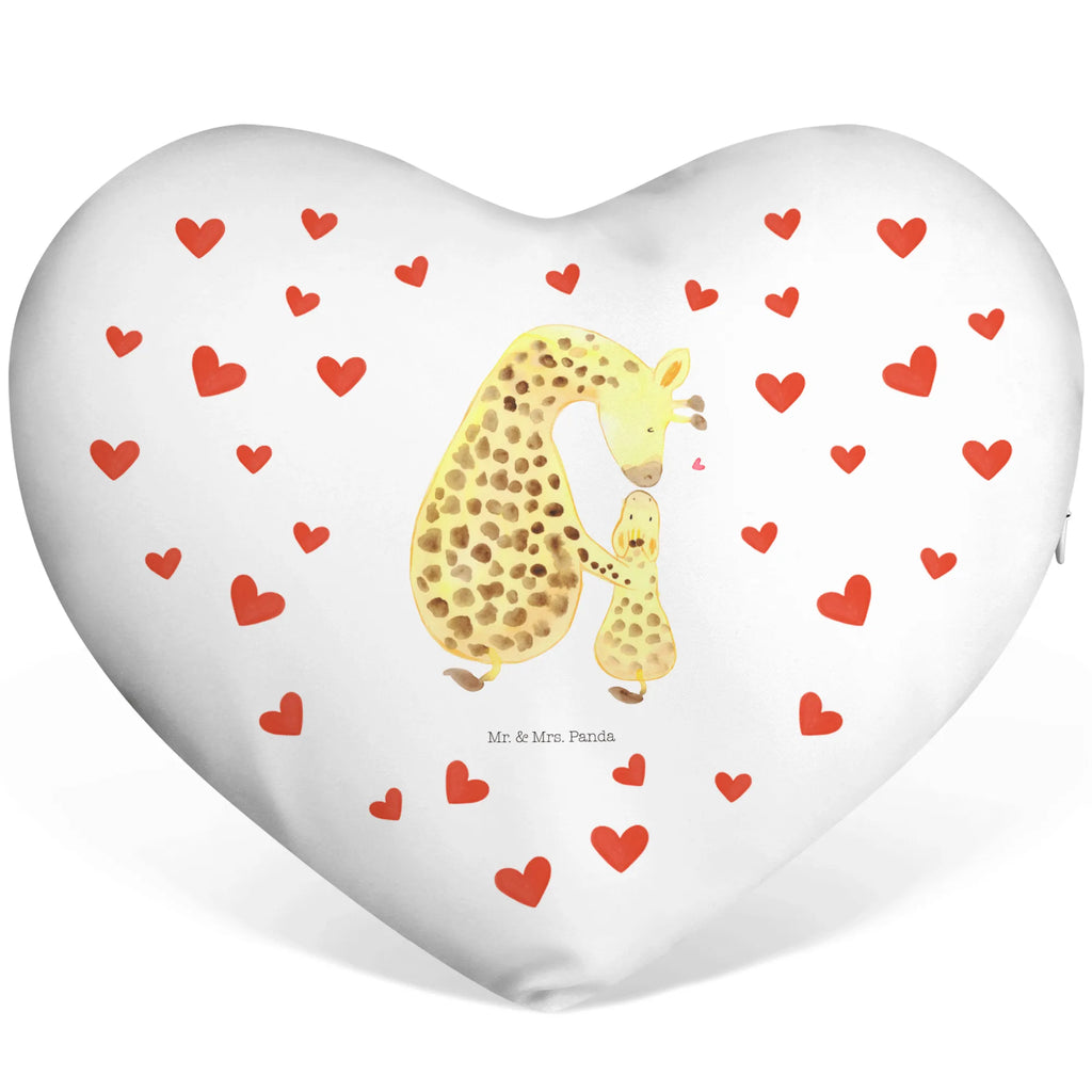 Heart cushion giraffe child Africa, giraffe, mother, favourite person, mum, son, child, daughter