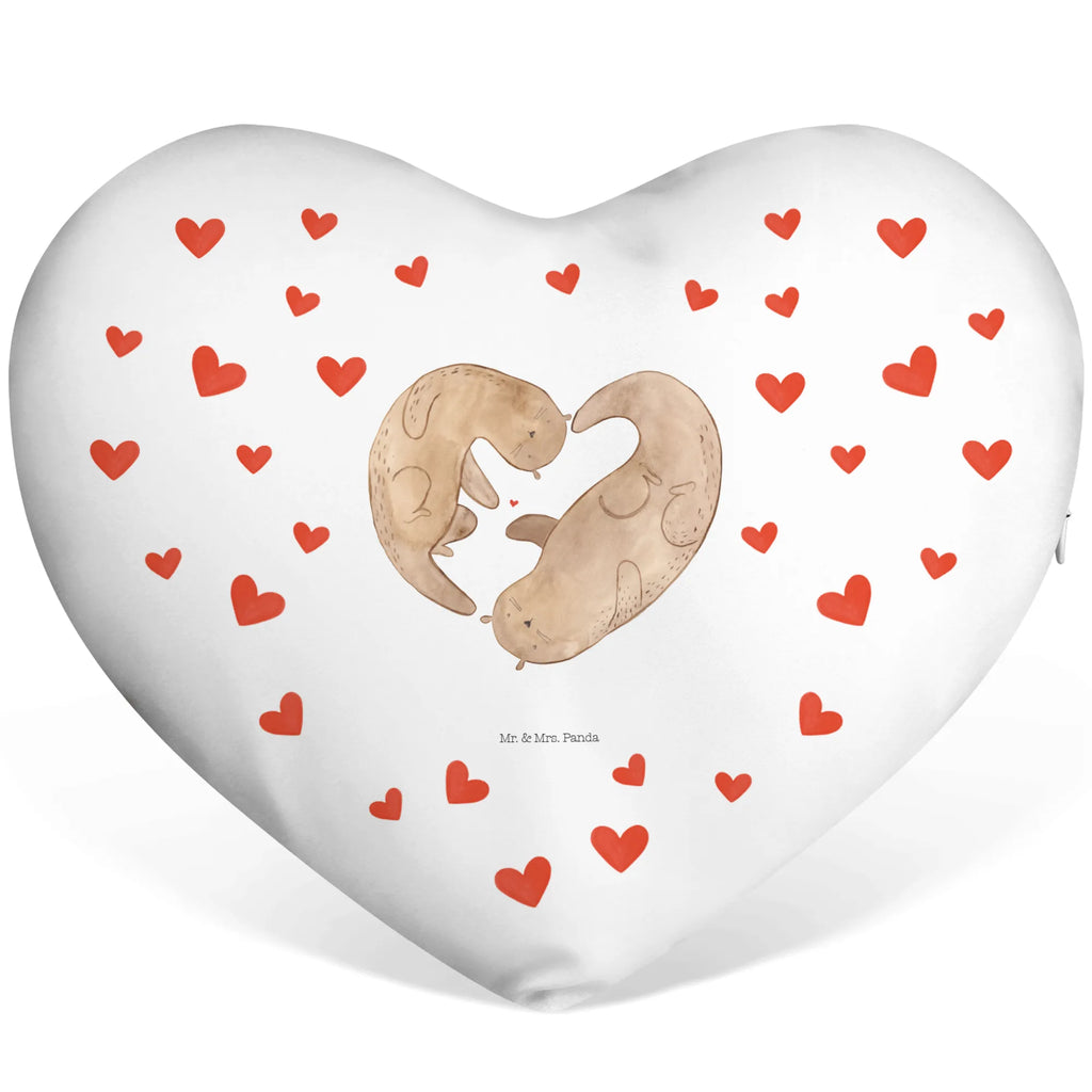 Heart cushion otter Heart otter, marten, sea otter, European otter, water mammal, aquatic animal, baby otter, predator, water, otter gifts, animal lover, gift ideas for animal lovers, animal, mammal, water animal, gifts for people in love, engagement, anniversary, love, proof of love, life together, love you, better half, wedding day, heart, love gift