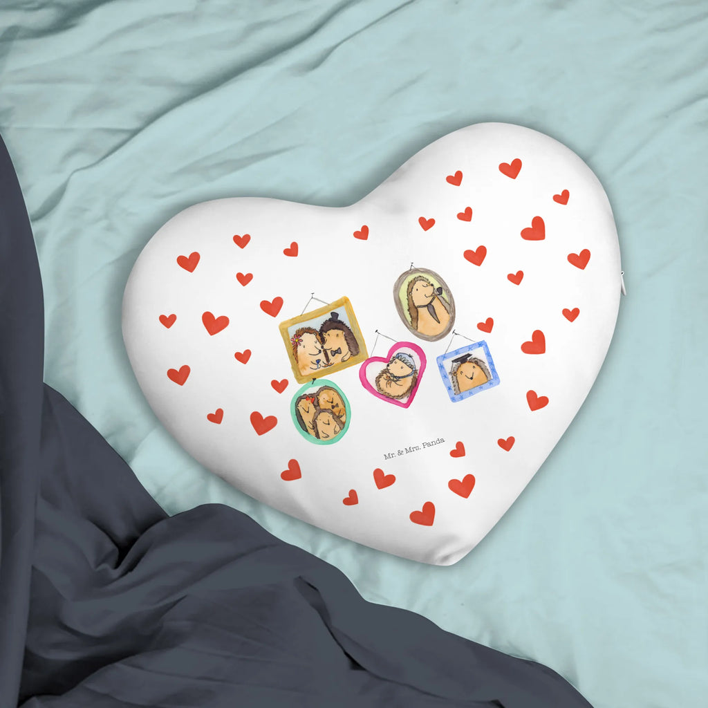 Heart cushion Hedgehog family Family, Father's Day, Mother's Day, brother, sister, Mom, Dad, love, dad, happiness, pictures, solidarity, hedgehogs, mum