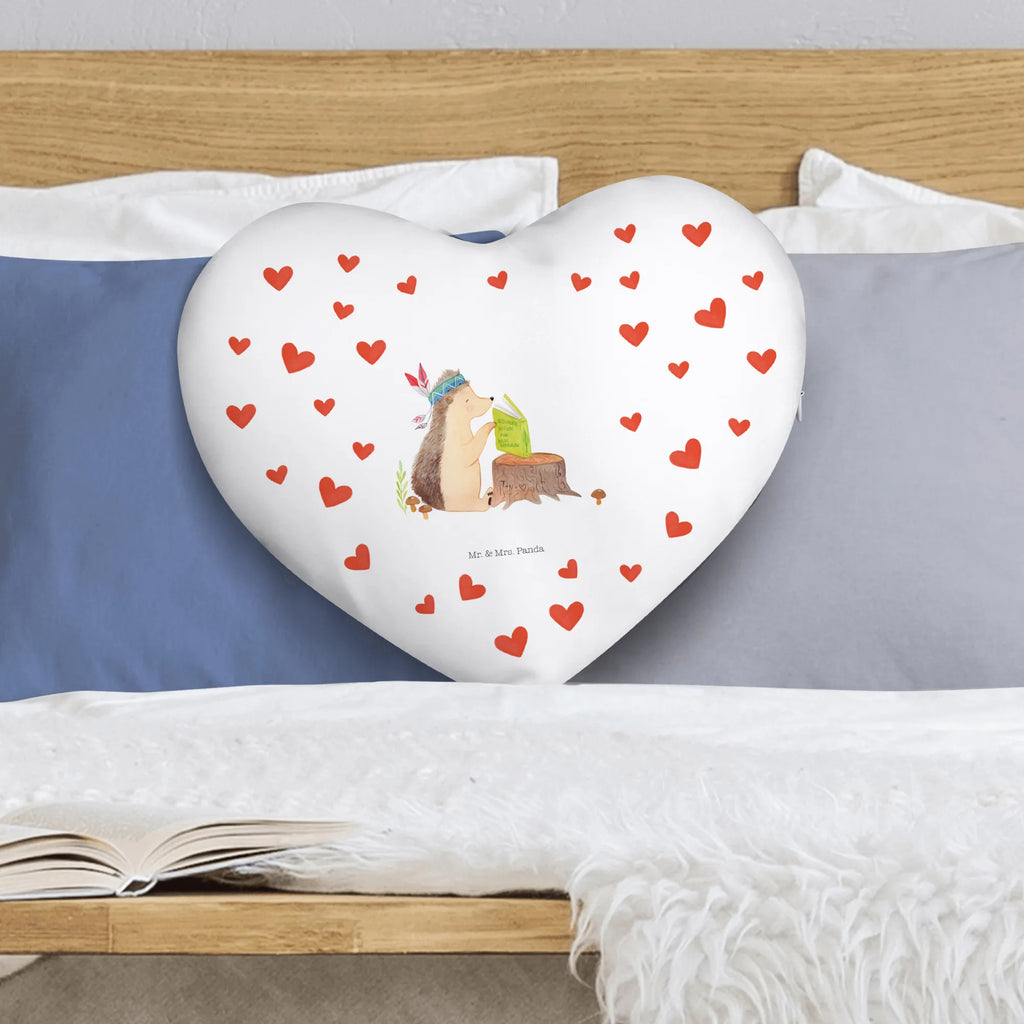 Poduszka w kształcie serca jeż Ozdoba z piór Waldtiere, zwierzęta